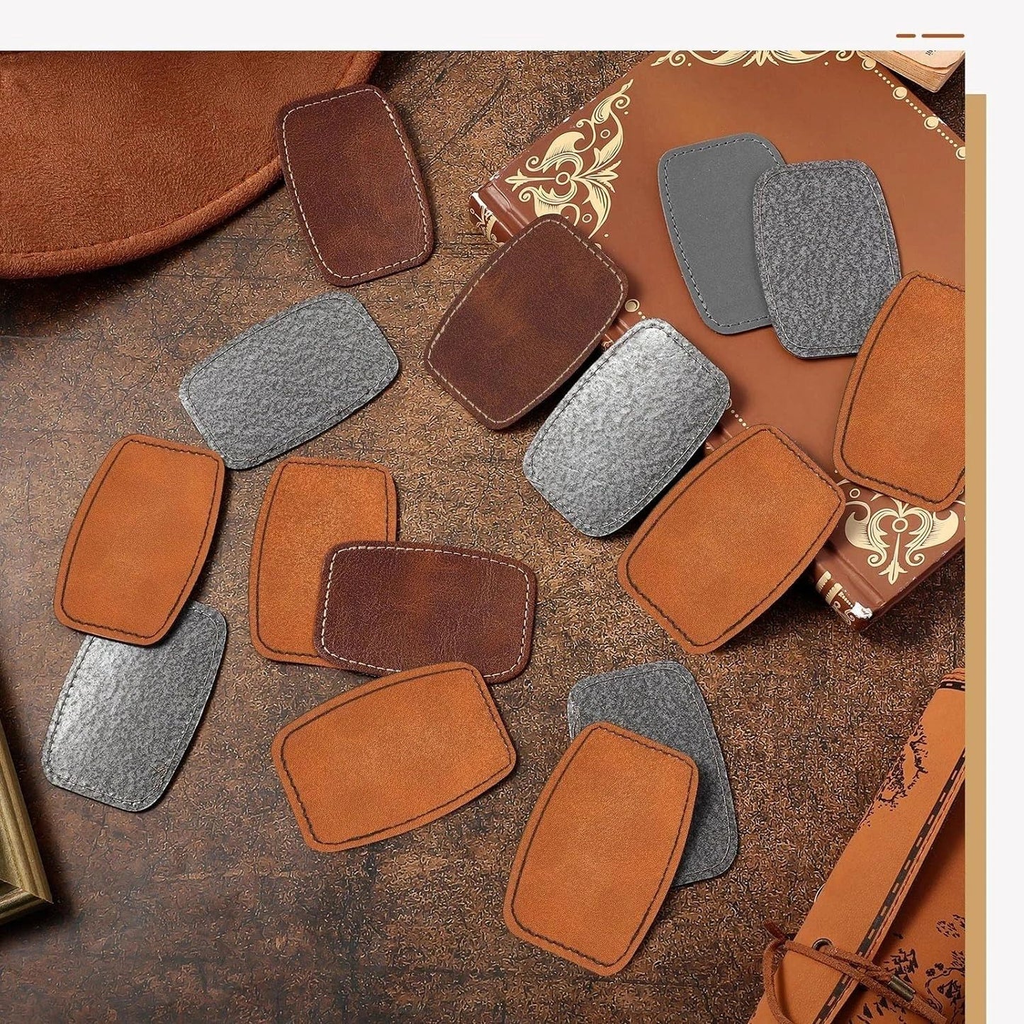 Leather Patches w/ Adhesive